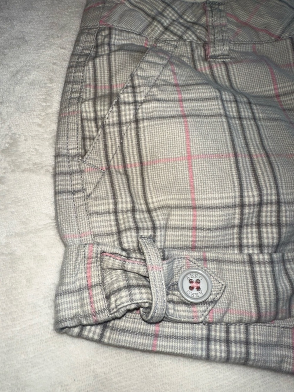 Aeropostale Vintage Y2K Plaid Low Rise Shorts - Picture 3 of 7